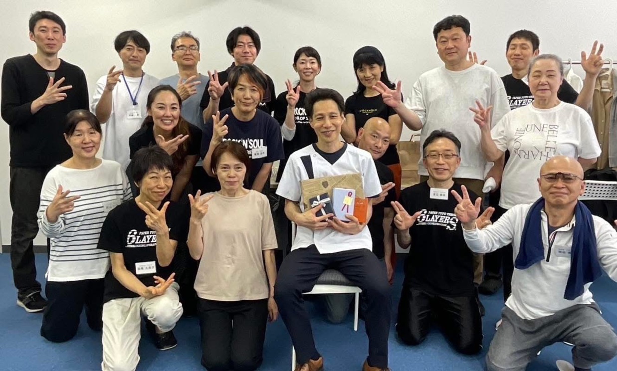 六層連動操法沖倉国悦先生と共に学んでいる先生たち